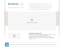 Tablet Screenshot of labtesa.com.ar